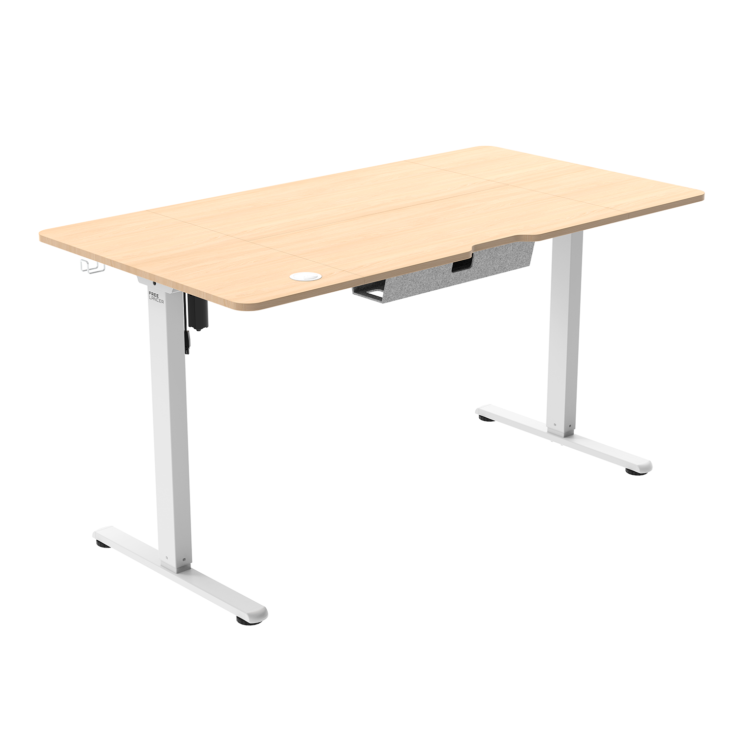 Геймерский стол Zone 51 E-Freeflow 140x75 / Z51-FLD-FFL-LW4 (светлое дерево) — фото 3