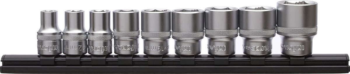 Набор головок слесарных Inforce Торцевых безударных 1/2" 10-27мм / 11-01-258