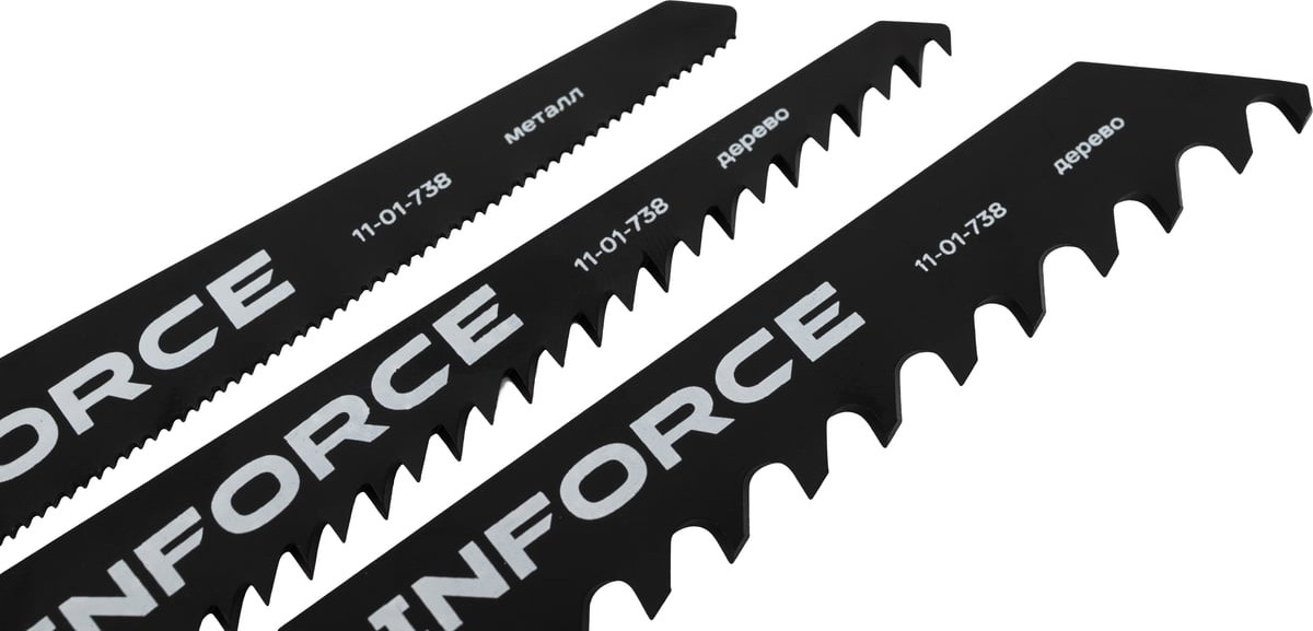Набор пильных полотен Inforce по дереву и металлу / 11-01-738 (3шт) — фото 6