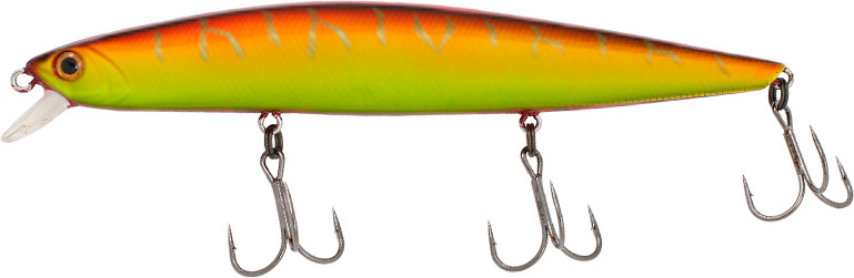 Воблер TSURIBITO Minnow 130f / 029 Matte Orange Tiger / 20515