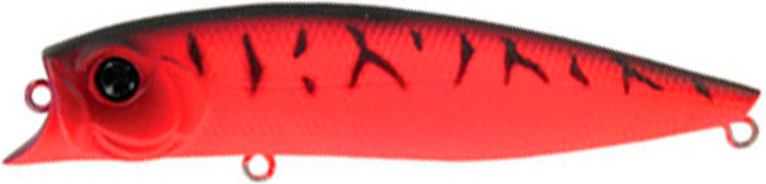 Воблер TSURIBITO Jerk Pop 90f / 030 Matte Red Tiger / 17785
