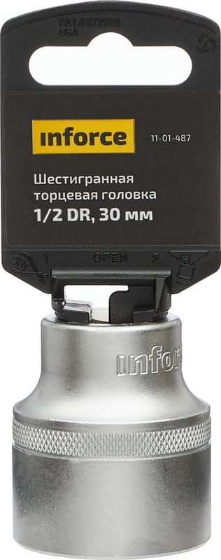 Головка слесарная Inforce Шестигранная 1/2 DR 30мм / 11-01-487 — фото 2