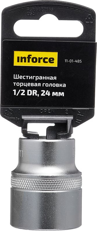 Головка слесарная Inforce Шестигранная 1/2 DR 24мм / 11-01-485 — фото 2