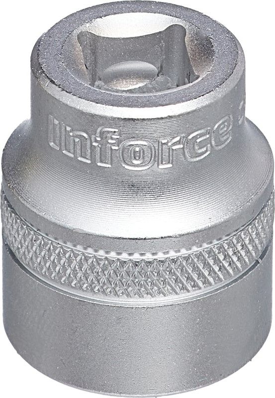 Головка слесарная Inforce Шестигранная 3/8 DR 19мм / 11-01-471