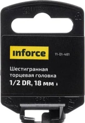Головка слесарная Inforce Шестигранная 1/2 DR 18мм / 11-01-481 — фото 5