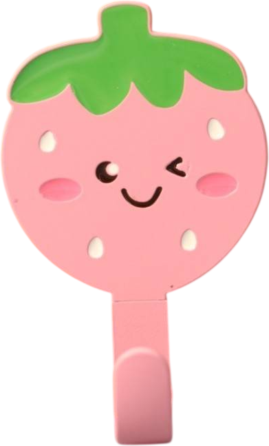 Крючок для ванной ILikeGift Красивая клубника / 3066C-04 (розовый)