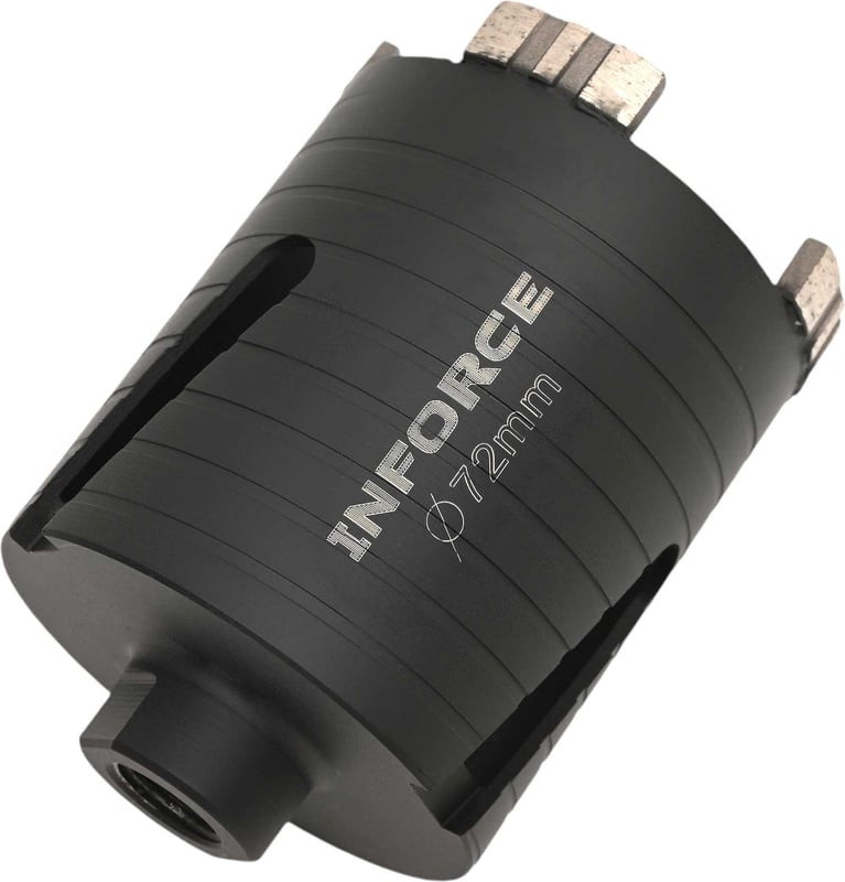 Коронка Inforce По бетону 72мм / 11-02-072