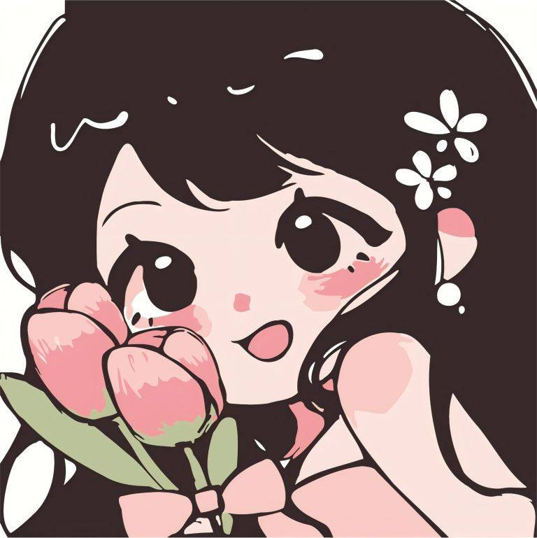 Картина по номерам ILikeGift Draw Me! Девочка с цветами / 156-HB3084