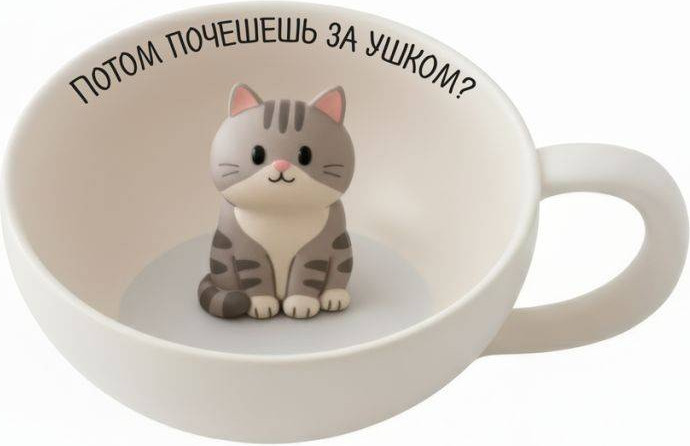 Кружка ILikeGift Потом почешешь за ушком? / FC250485