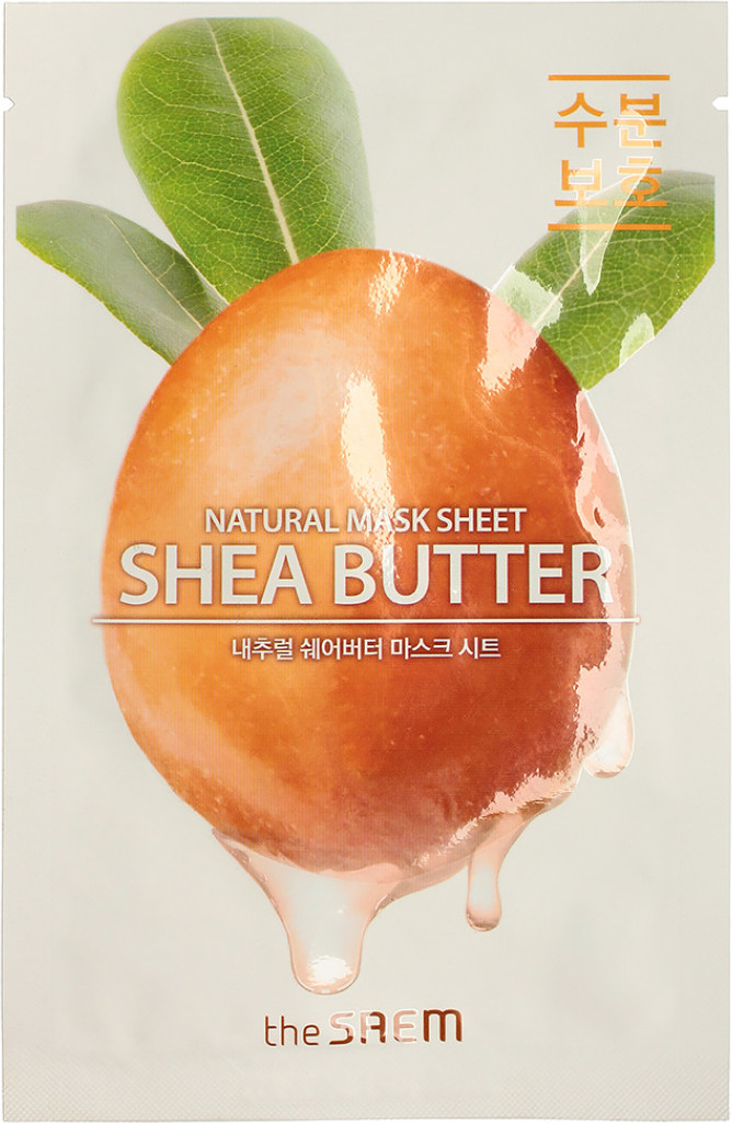 Маска для лица тканевая The Saem Natural Shea Butter Mask Sheet (21мл)