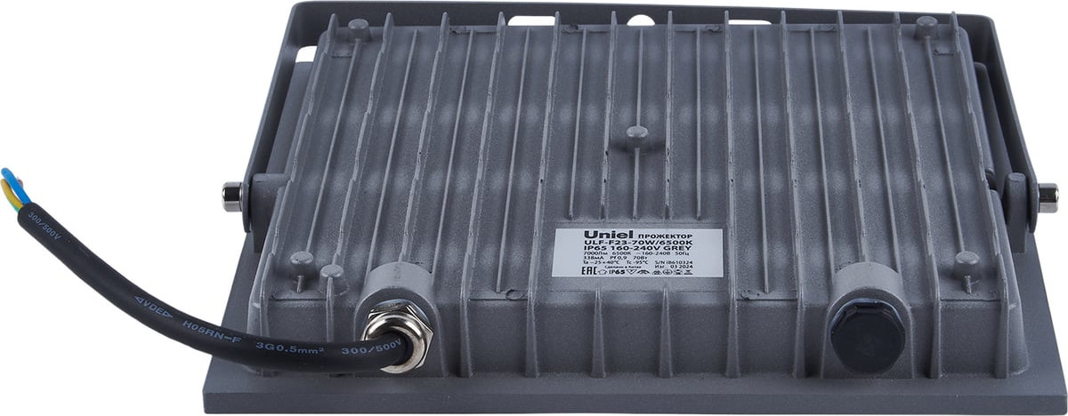 Прожектор Uniel ULF-F23-70W/6500K IP65 160-240V / UL-00011847 — фото 2