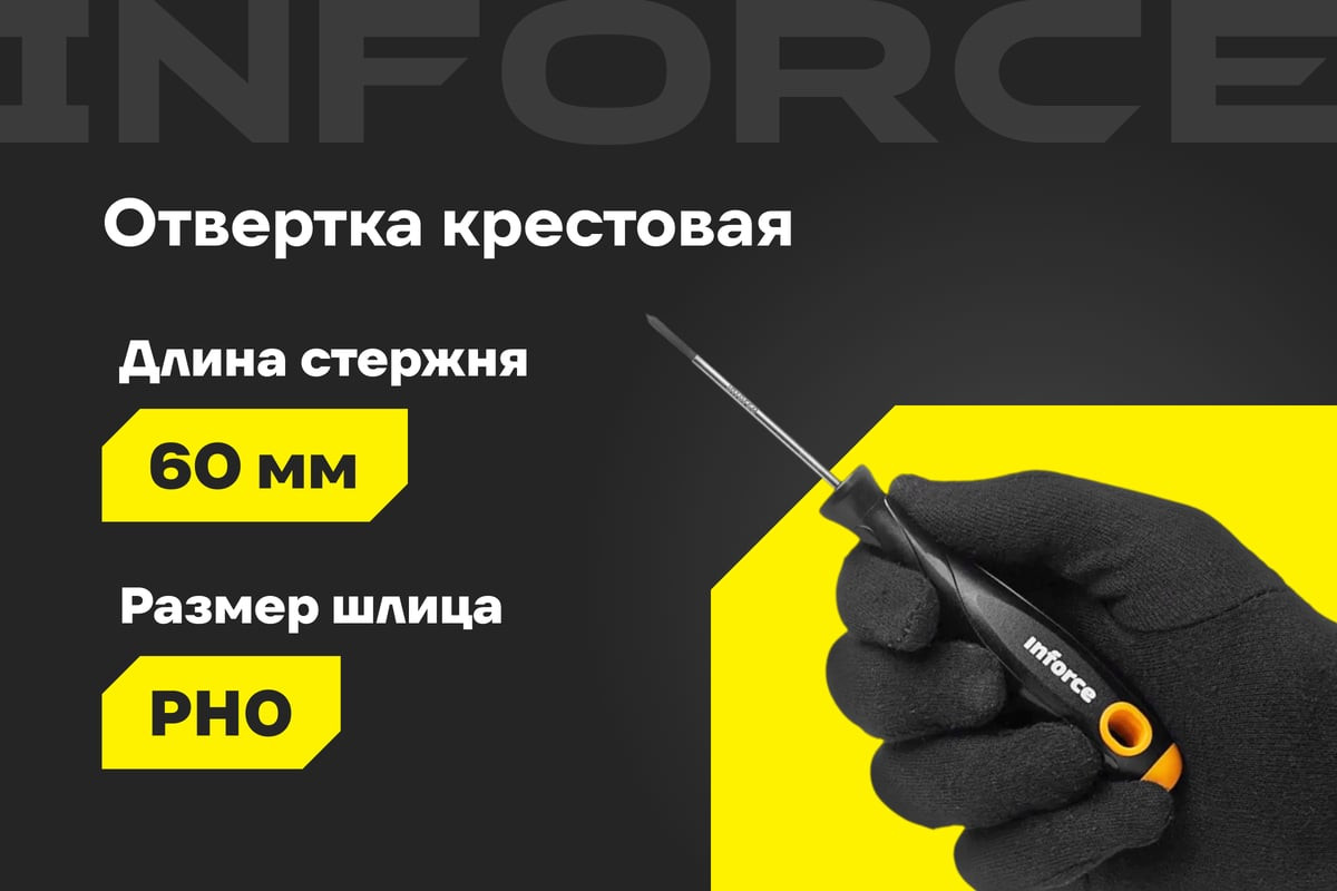 Отвертка Inforce ProExpert / 06-09-54 — фото 2