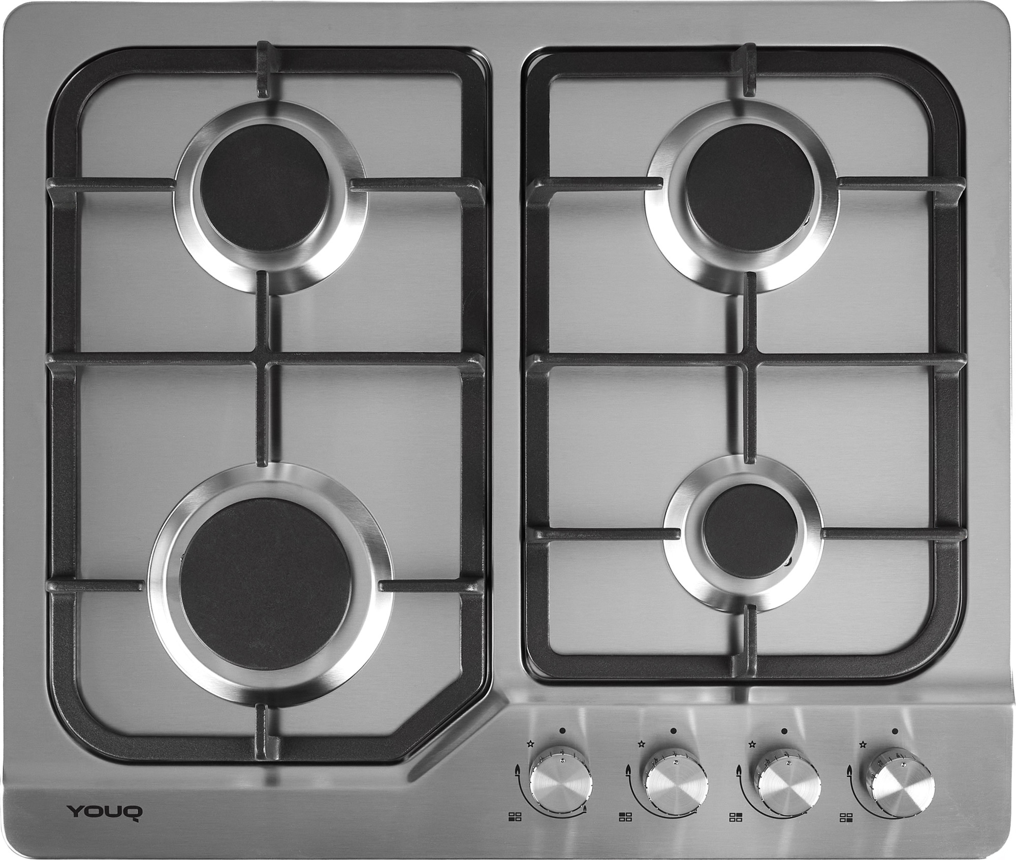 Газовая варочная панель YOUQ YQHG 60400XC02 IX