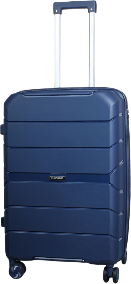 Чемодан на колесах EUROBAGS PP-N87 (М, синий)
