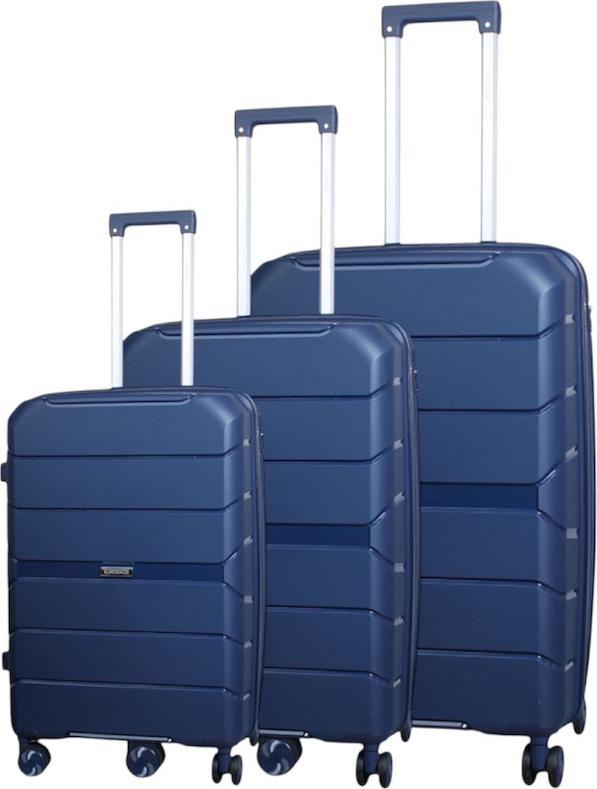 Чемодан на колесах EUROBAGS PP-N87 (М, синий) — фото 6