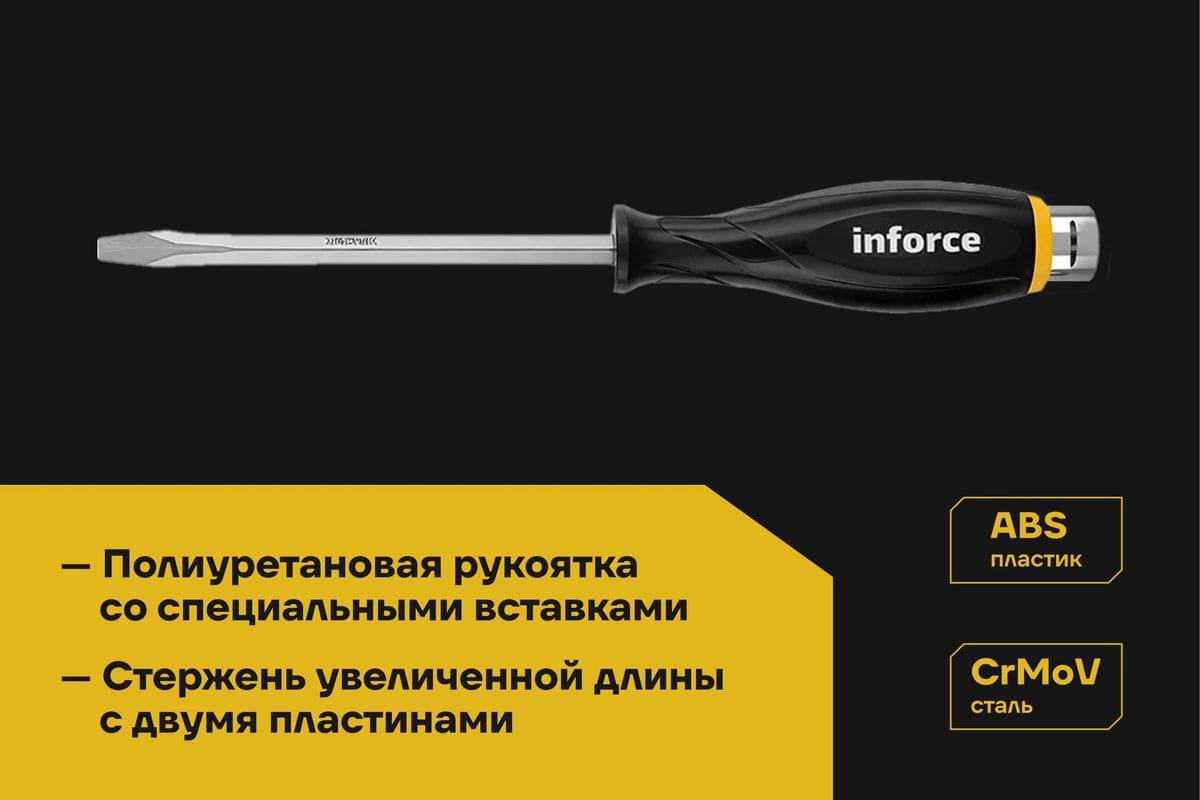 Набор отверток Inforce Ударных / 06-09-91 (6шт) — фото 3