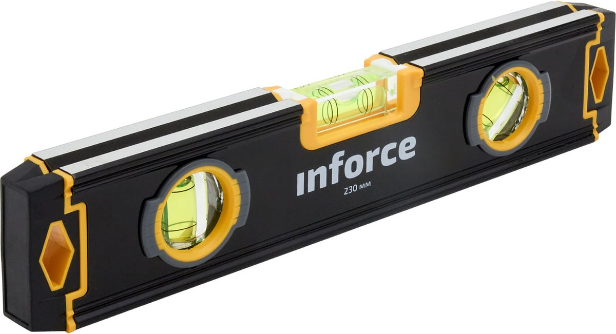 Уровень строительный Inforce Магнитный / 06-11-054