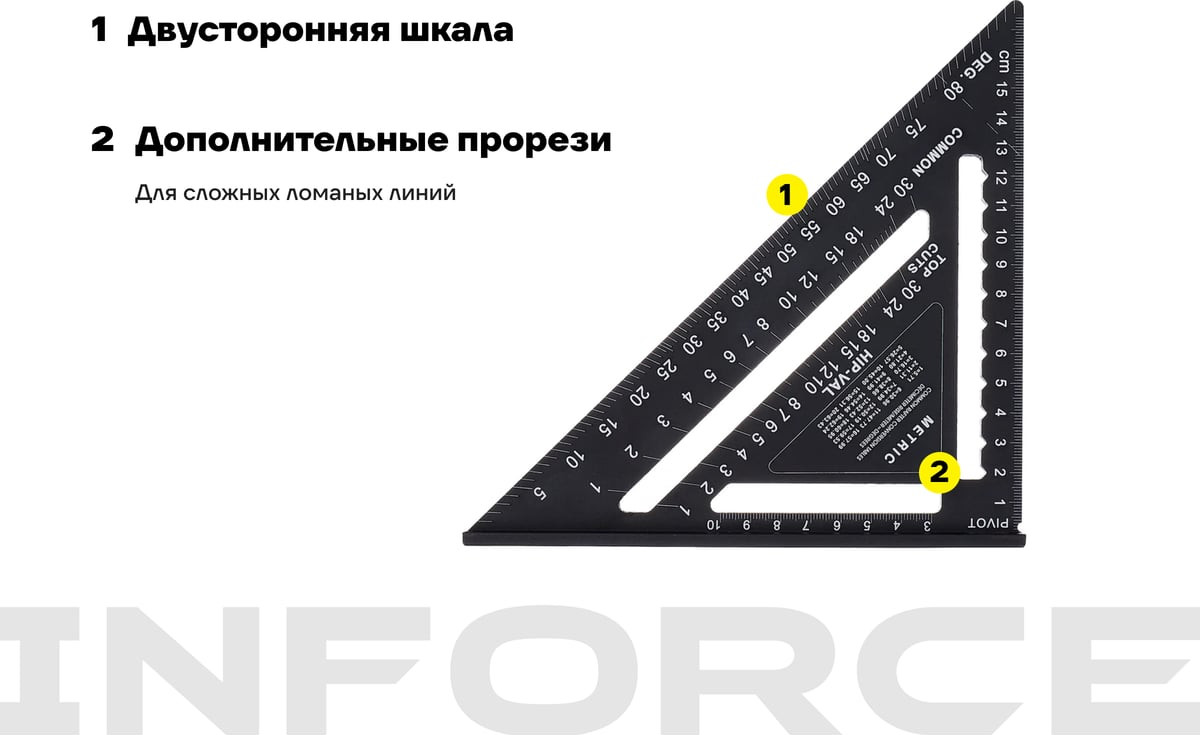 Угольник Inforce 06-11-66 — фото 3