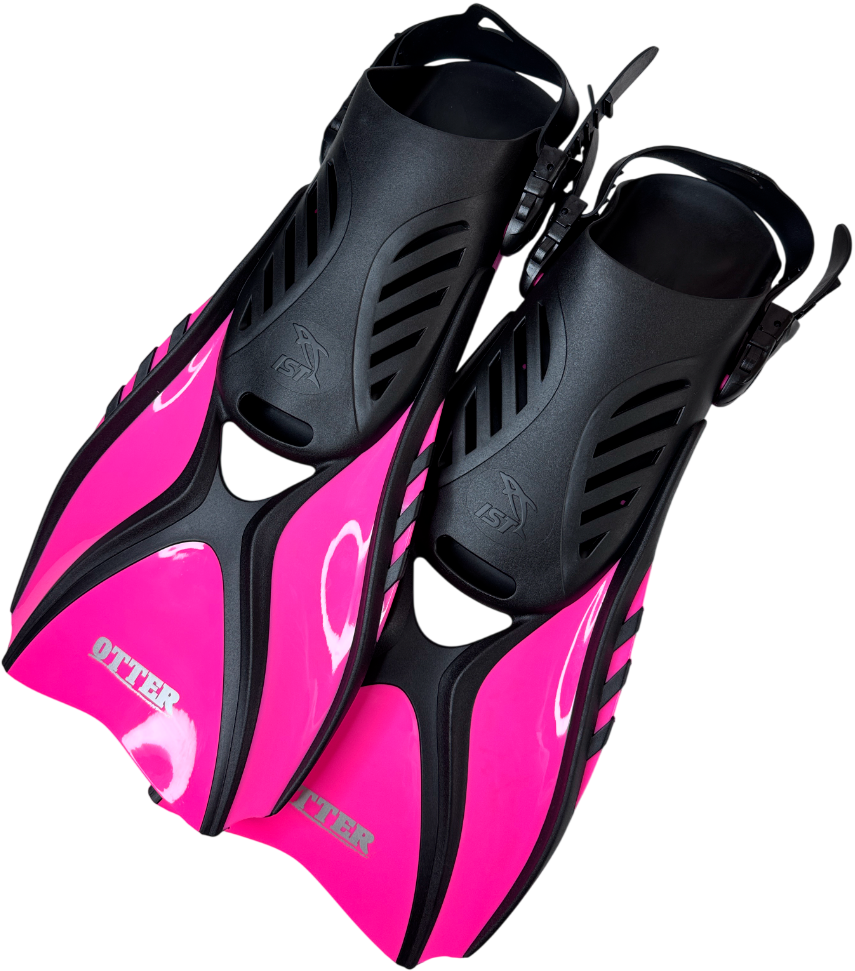 Ласты IST Sports FK31P-M (черный/розовый)