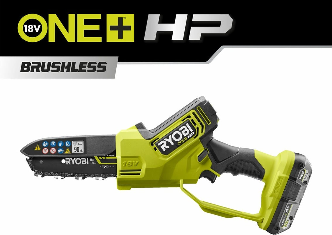 Пила цепная аккумуляторная Ryobi RY18PSX15A-120 (5133005780) — фото 3