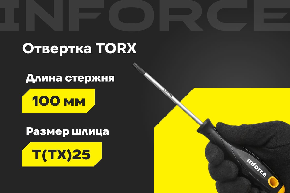 Отвертка Inforce Torx ProExpert / 06-09-69 — фото 2