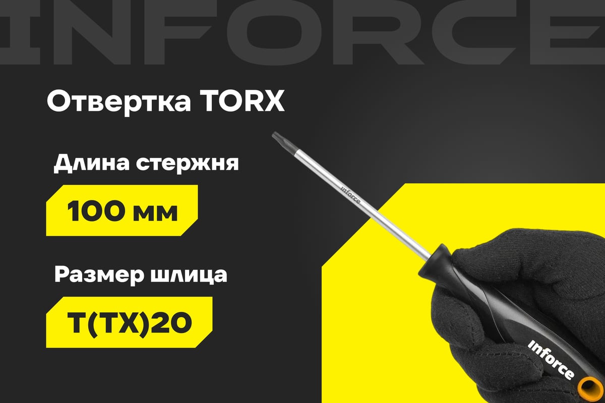 Отвертка Inforce Torx ProExpert / 06-09-68 — фото 2