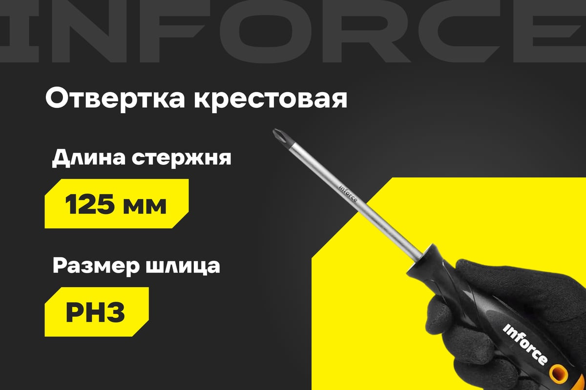 Отвертка Inforce ProExpert / 06-09-57 — фото 2