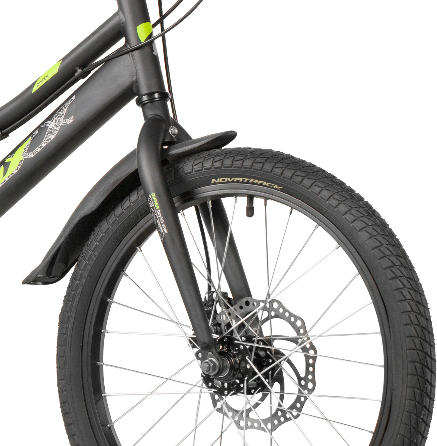 Детский велосипед Foxx Differ 20SH6D.DIFFER.BK6 (черный, разобранный, в коробке) — фото 4