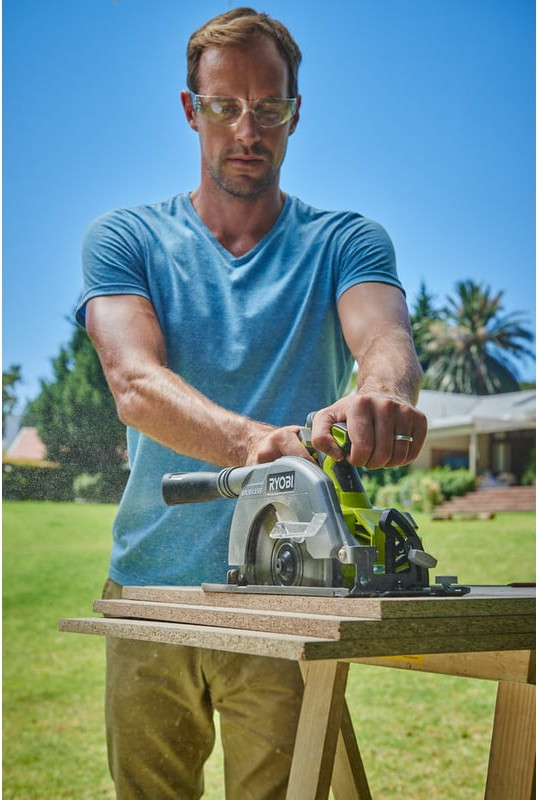 Дисковая пила Ryobi ONE+ без аккумулятора в комплекте R18CS7-0 (5133002890) — фото 4