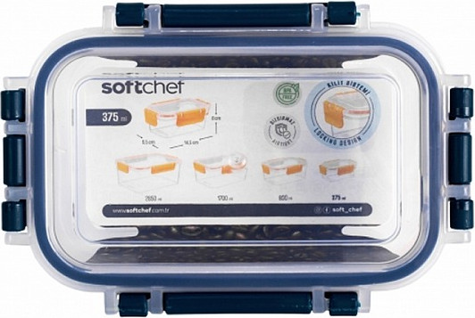Контейнер Soft Chef Clara APS001B (синий) — фото 2