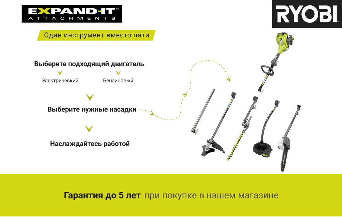Насадка для триммера Ryobi ONE+ Expand-it RXBC01 (5132002795) — фото 2