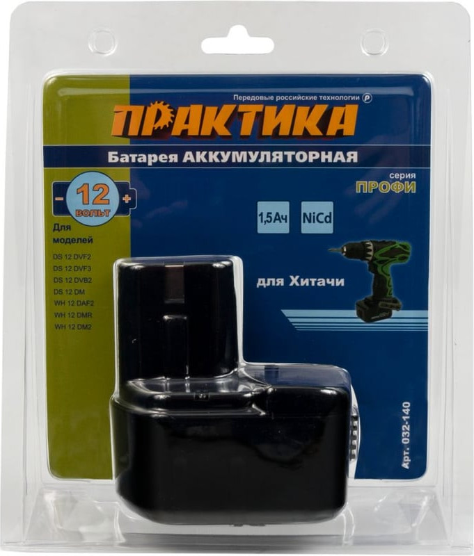 Аккумулятор для электроинструмента ПРАКТИКА Профи / 032-140 — фото 3