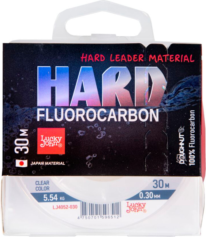Леска монофильная Lucky John Fluorocarbon Hard 030/030 LJ4052-030