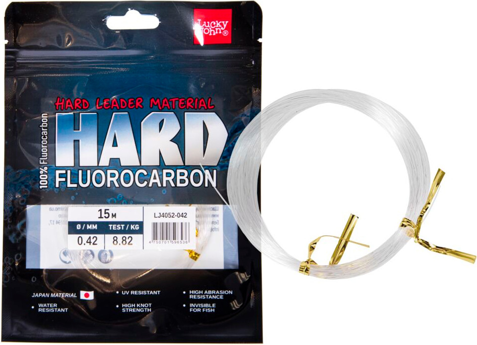 Леска монофильная Lucky John Fluorocarbon Hard 015/042 LJ4052-042