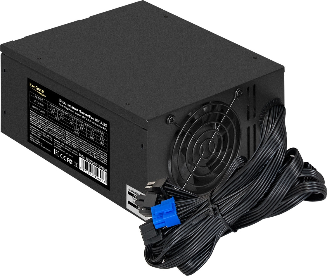 Блок питания для сервера ExeGate ServerPRO-800ADS 800W / EX235013RUS