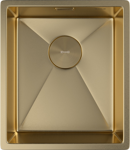 Мойка кухонная ZORG Zerox 38 U / IF PVD Gold