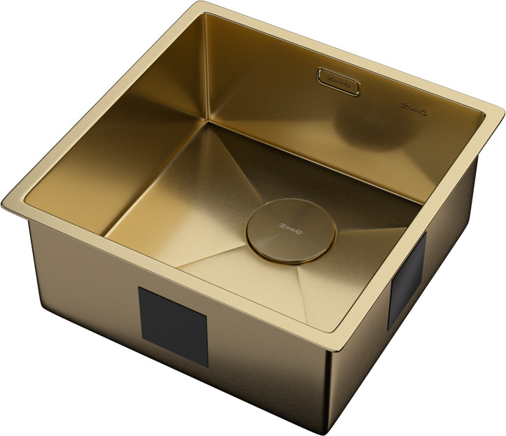 Мойка кухонная ZORG Zerox 44 U / IF PVD Gold — фото 2