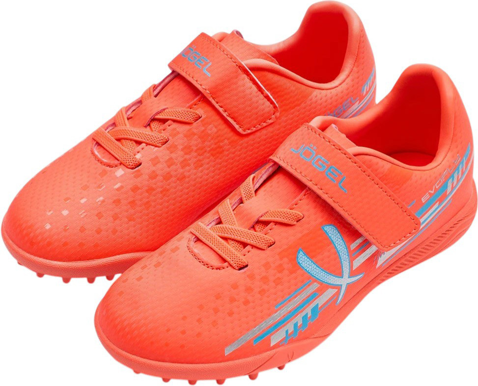 Бутсы футбольные Jogel Evofly TF Talant Kids (р.33, коралловый)