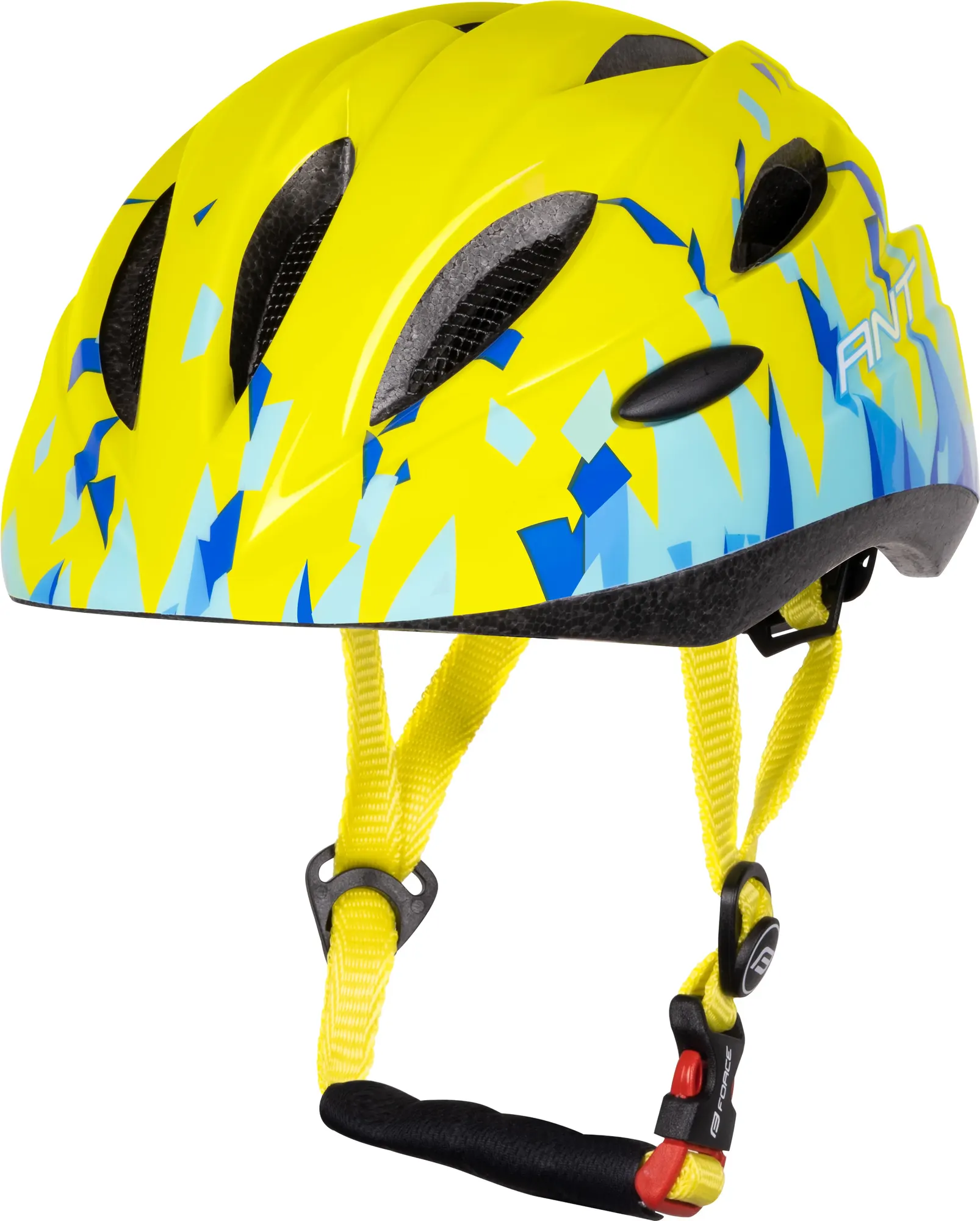 Защитный шлем FORCE Youth Ant 902637-F (р.XXS/XS, флуоресцентный/синий)