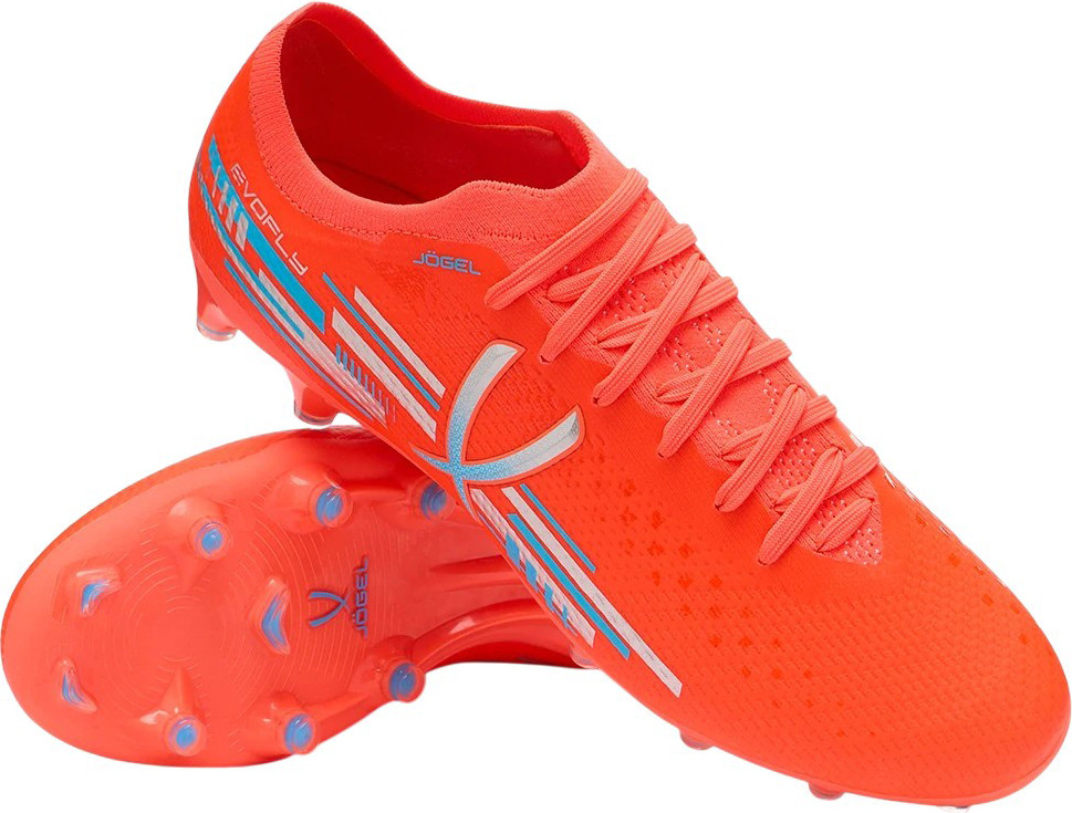 Бутсы футбольные Jogel Evofly FG Pro (р.44, коралловый)