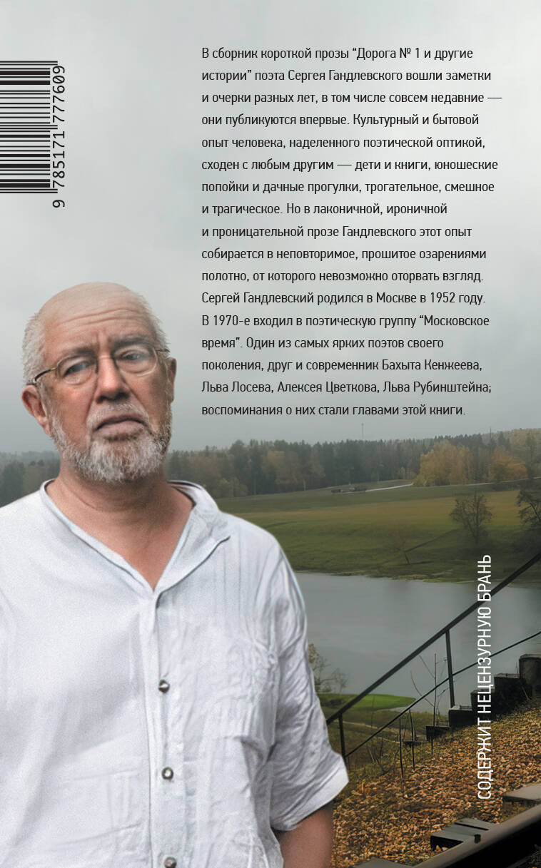 Нехудожественная книга АСТ Дорога №1 и другие истории (Гандлевский С. 9785171777609) — фото 2