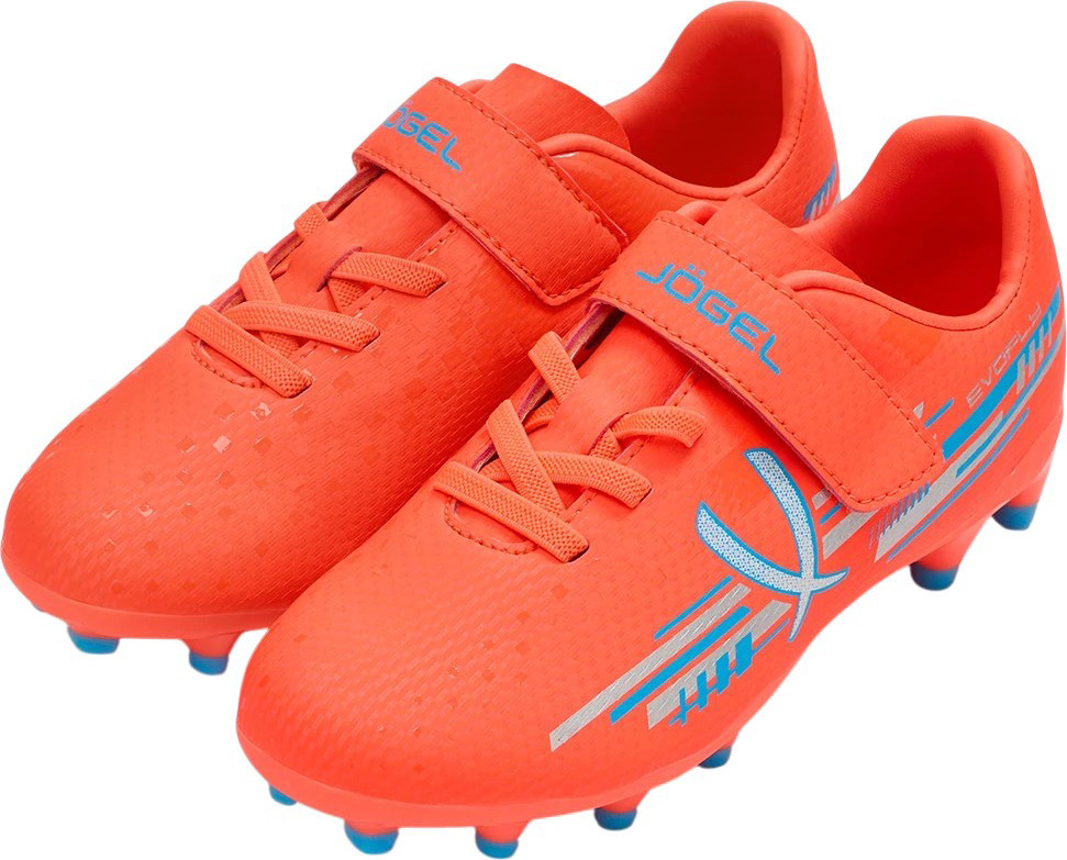 Бутсы футбольные Jogel Evofly FG Talant Kids (р.30, коралловый)