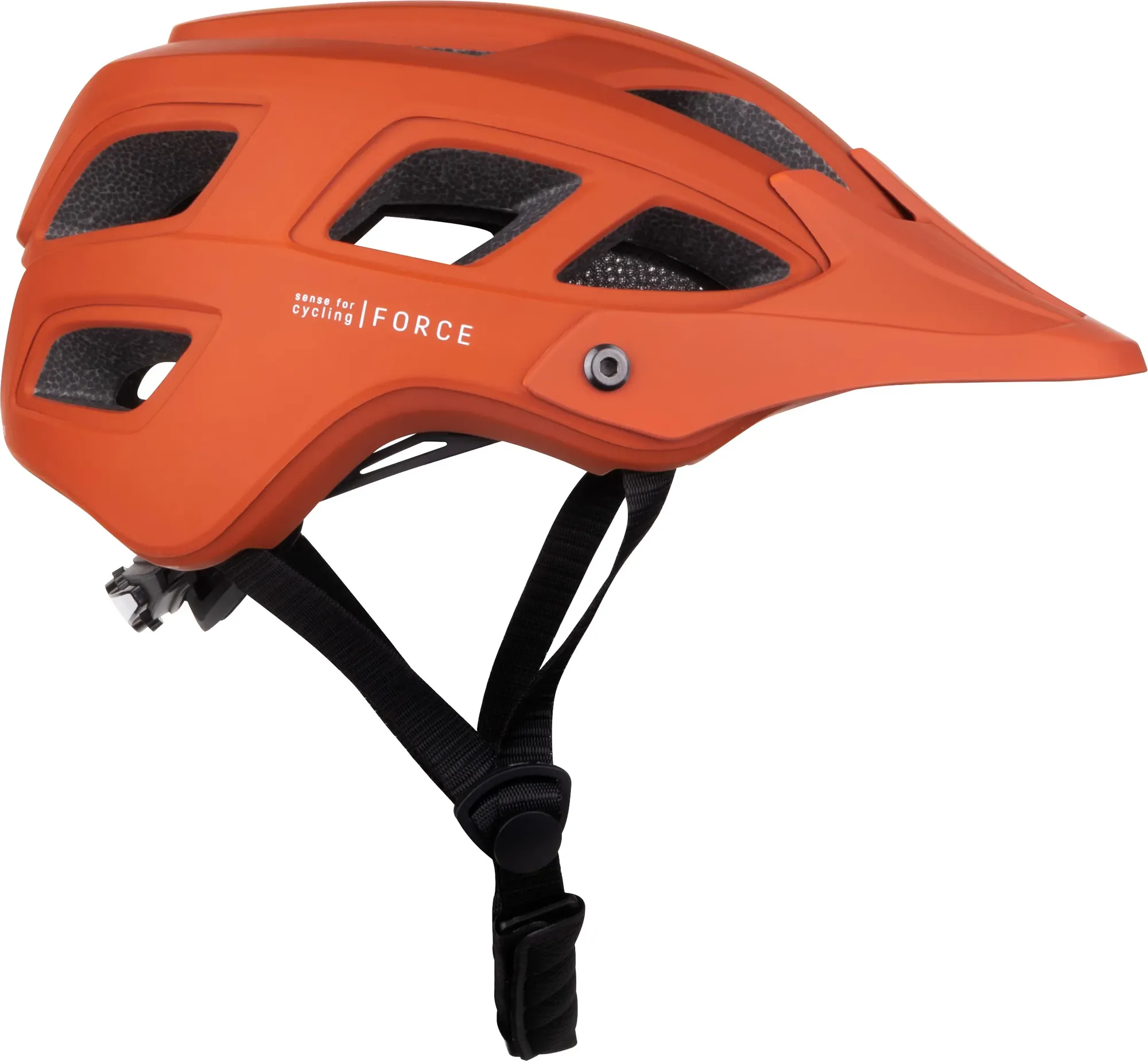 Защитный шлем FORCE MTB Ibex 90299921-F (р.L/XL, оранжевый матовый) — фото 2
