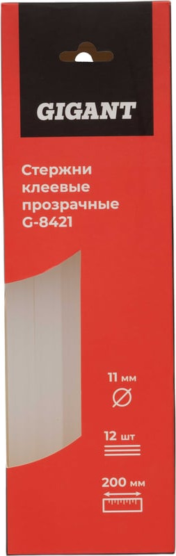 Клеевые стержни Gigant G-8421 (12шт)