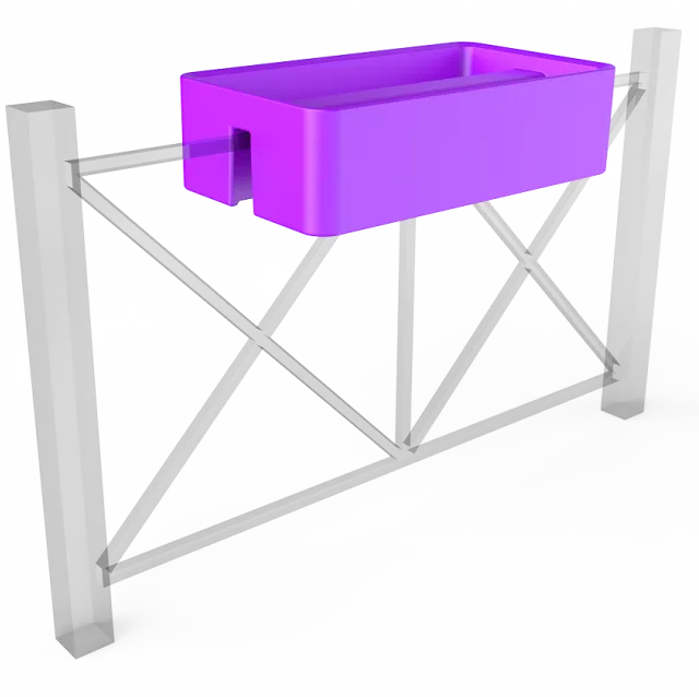 Вазон БЕРКАНО Vittorio Fence 28 DB / 220_013_22 (Deep Violet)