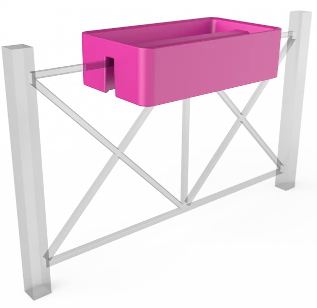Вазон БЕРКАНО Vittorio Fence 28 DB / 220_013_15 (Royal Purple)