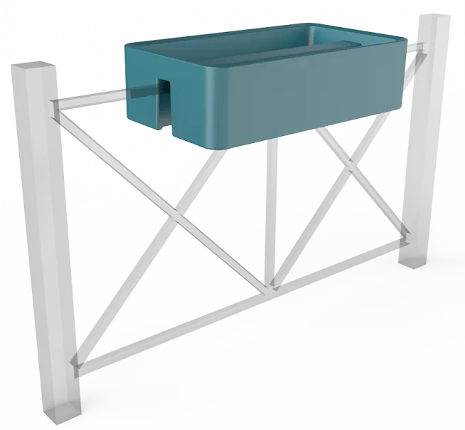 Вазон БЕРКАНО Vittorio Fence 28 DB / 220_013_20 (Blue Pine)