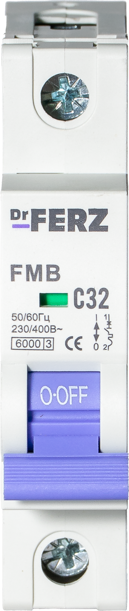 Выключатель автоматический Dr.Ferz FMB-C 6kA 1P 32 C / 21100062FERZ — фото 2