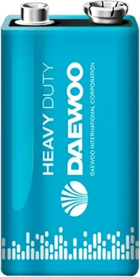 Батарейка Daewoo 6F22 Heavy Duty Shrink-1 / 5029217