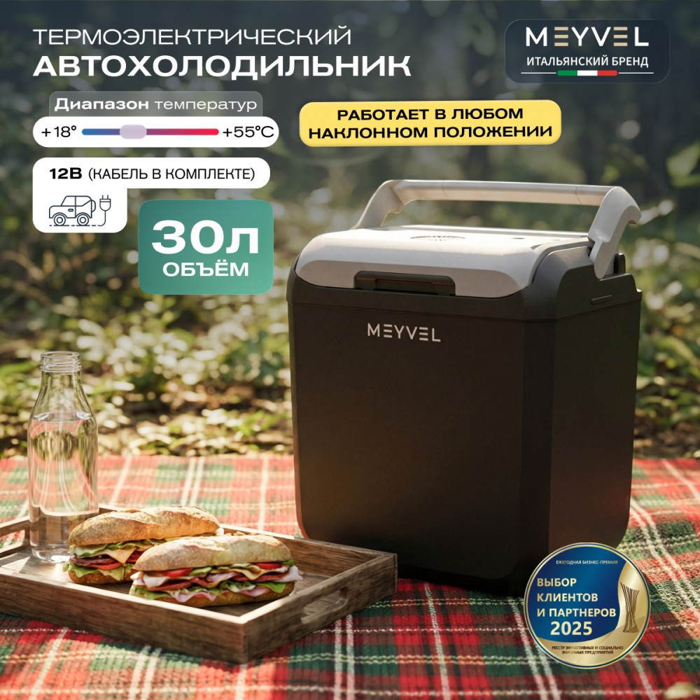 Автохолодильник Meyvel AF-T30A (черный) — фото 3